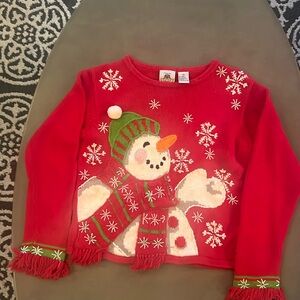 Girls Winter Holiday Sweater
